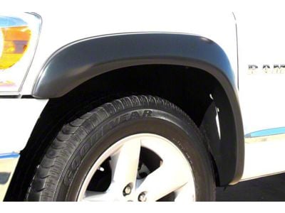 Elite Series Extra Wide Style Fender Flares; Front and Rear; Smooth Black (02-08 RAM 1500)