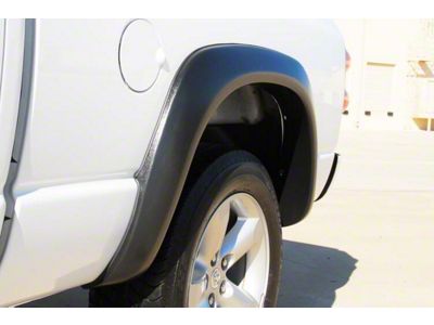 Elite Series Extra Wide Style Fender Flares; Rear; Textured Black (02-08 RAM 1500)