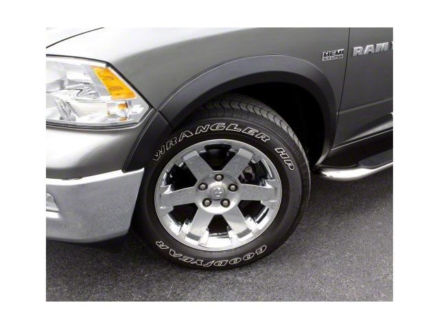 Elite Series Sport Style Fender Flares; Front and Rear; Smooth Black (02-08 RAM 1500)