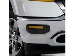 Fog Light Covers; Transparent Yellow (19-23 RAM 1500 Laramie, Laramie Longhorn, Limited)
