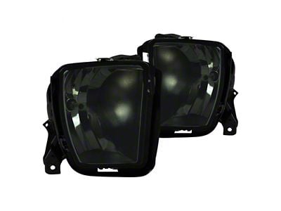 Factory Style Fog Lights; Smoked (13-18 RAM 1500)