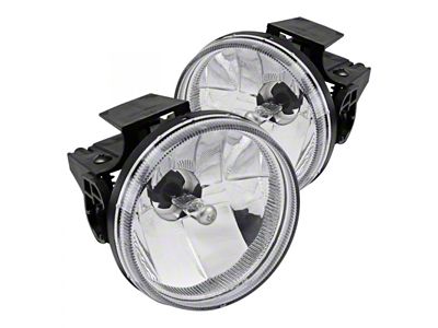 Factory Style Fog Lights; Clear (2002 RAM 1500)