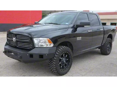 Fortis Front Bumper; Textured Black (13-18 RAM 1500, Excluding Rebel)