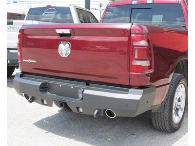 Fortis Rear Bumper; Textured Black (19-25 RAM 1500)
