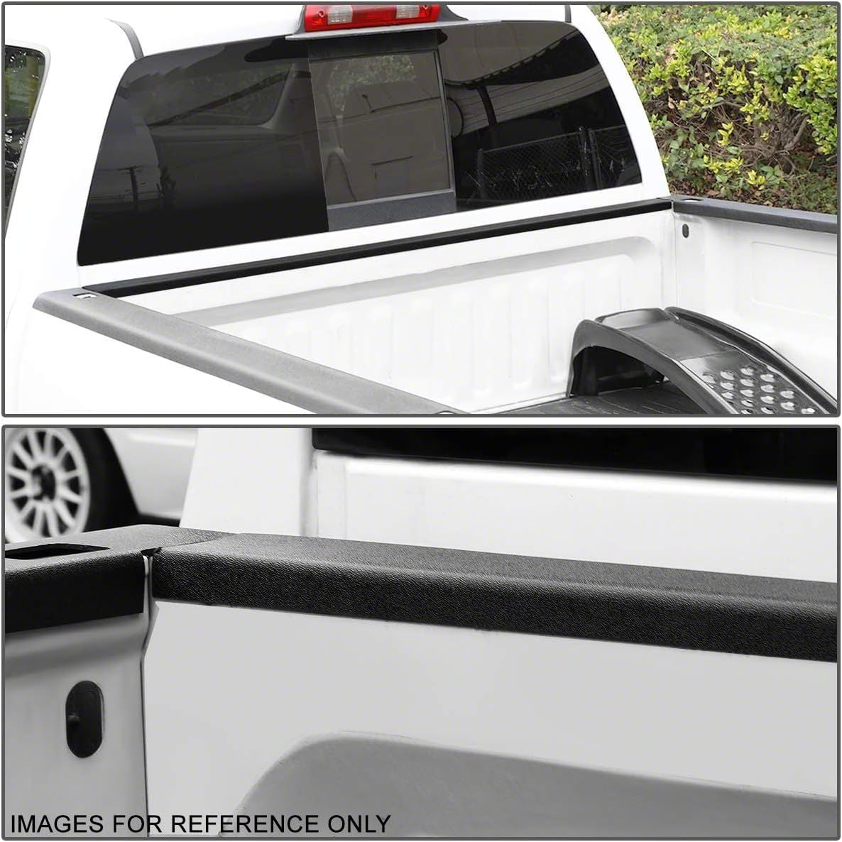 Mopar Left Upper Bed Rail Protector Cap - Black, For Ram 6.5' Bed (2009-2017)