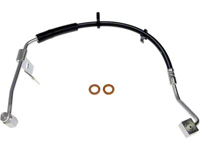 Front Brake Hydraulic Hose; Driver Side (02-05 RAM 1500 w/ 4-Wheel ABS, Excluding SRT-10)