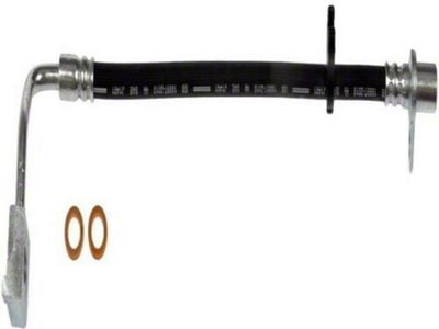 Front Brake Hydraulic Hose; Driver Side (12-18 2WD RAM 1500 w/o Load Leveling Suspension)