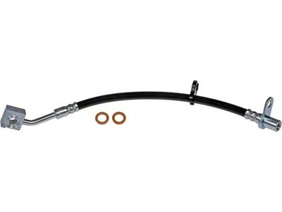 Front Brake Hydraulic Hose; Passenger Side (06-07 RAM 1500 w/ 2-Wheel ABS; 08-18 4WD RAM 1500; 13-18 2WD RAM 1500 w/ Load Leveling Suspension)