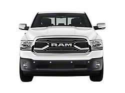 Front Bumper Cover with Fog Light Openings; Pre-Drilled for Front Parking Sensors; Matte Black (13-18 RAM 1500, Excluding Express, Rebel & Sport)