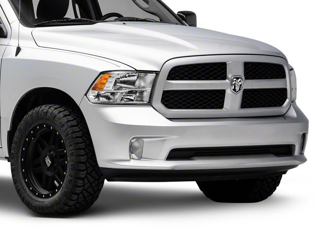 Replacement Front Bumper Cover with Fog Light Openings (13-18 RAM 1500, Excluding Rebel)