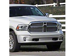 Front Bumper with Fog Light Openings; Pre-Drilled for Front Parking Sensors; Chrome (13-18 RAM 1500)