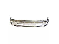 Front Bumper with Fog Light Openings; Chrome (14-18 RAM 1500)