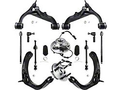 Front Control Arms with Wheel Hub Assemblies and Tie Rods (06-08 4WD RAM 1500 w/ 4-Wheel ABS, Excluding Mega Cab)