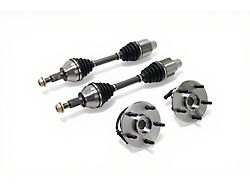 Front CV Axle Shafts and Hub Assembly Set (12-18 4WD RAM 1500)