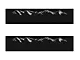 Front Door Sill Protection with Mountain Logo; Black (19-24 RAM 1500)