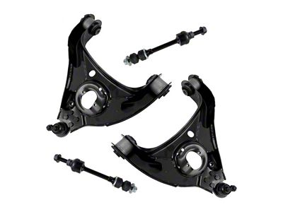 Front Lower Control Arms with Ball Joints and Sway Bar Links (06-07 2WD RAM 1500 Regular Cab, Quad Cab)