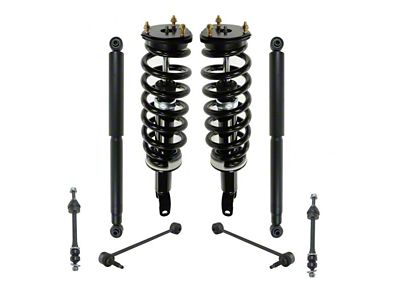 Front Strut and Spring Assemblies with Rear Shocks and Sway Bar Links (09-18 4WD RAM 1500)