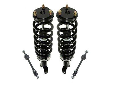 Front Strut and Spring Assemblies with Sway Bar Links (09-18 4WD RAM 1500)