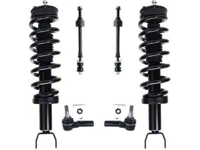 Front Strut and Spring Assemblies with Sway Bar Links and Tie Rods (09-12 4WD RAM 1500 w/o Air Ride)
