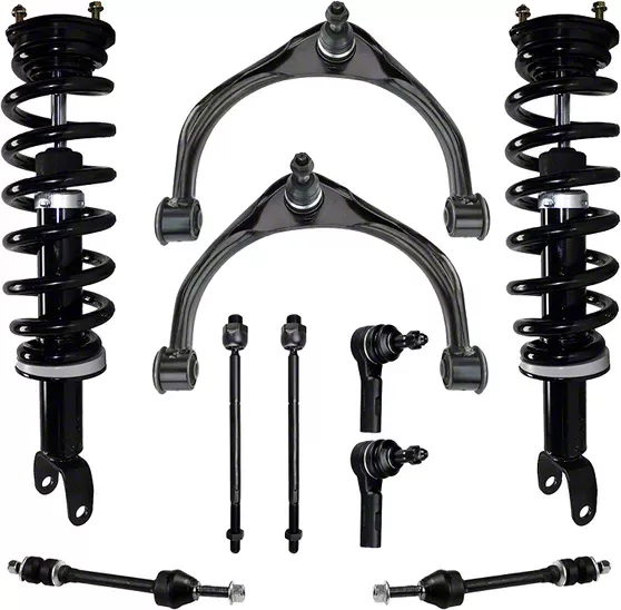 RAM 1500 Front Struts with Upper Control Arms, Tie Rods and Sway Bar
