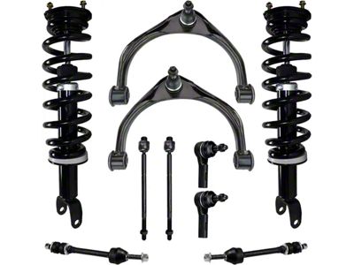 Front Struts with Upper Control Arms, Tie Rods and Sway Bar Links (09-12 4WD RAM 1500)