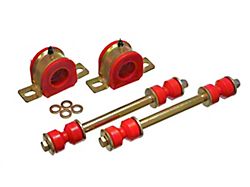 Front Sway Bar Bushings with Endlinks; 32mm; Polyurethane; Red (94-01 RAM 1500)