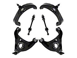 Front Upper and Lower Control Arms with Ball Joints and Sway Bar Links (06-07 2WD RAM 1500 Regular Cab, Quad Cab)