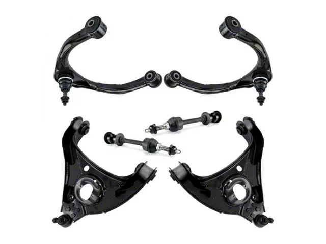 Front Upper and Lower Control Arms with Ball Joints and Sway Bar Links (09-12 2WD RAM 1500)