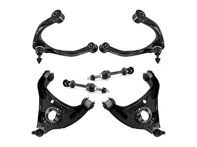 Front Upper and Lower Control Arms with Ball Joints and Sway Bar Links (09-12 2WD RAM 1500)
