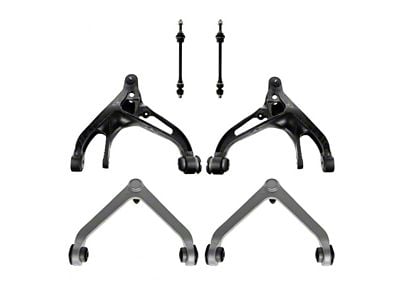 Front Upper and Lower Control Arms with Ball Joints and Sway Bar Links (02-05 4WD RAM 1500)