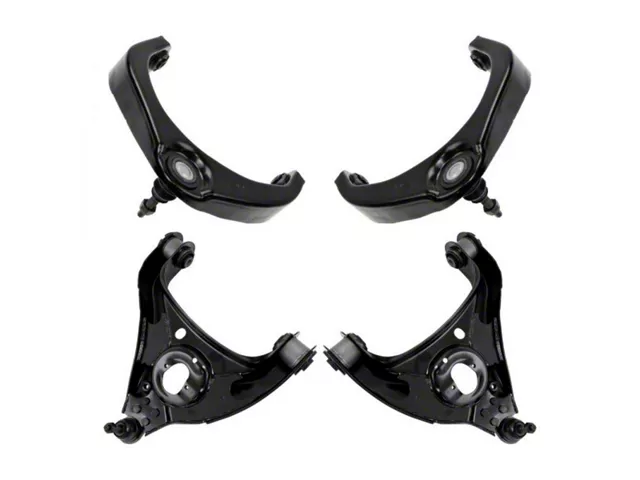 Front Upper and Lower Control Arms with Ball Joints (06-08 2WD RAM 1500 Laramie Regular Cab, Quad Cab)