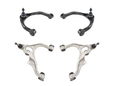 Front Upper and Lower Control Arms with Ball Joints (09-18 4WD RAM 1500)