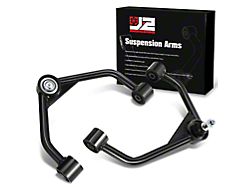 Front Upper Control Arms for 2 to 4-Inch Lift; Black (19-24 4WD RAM 1500, Excluding TRX)
