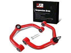 Front Upper Control Arms for 2 to 4-Inch Lift; Red (09-18 2WD RAM 1500)