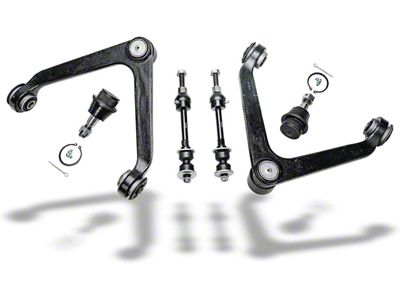 Front Upper Control Arms with Lower Ball Joints and Sway Bar Links (02-05 2WD RAM 1500)