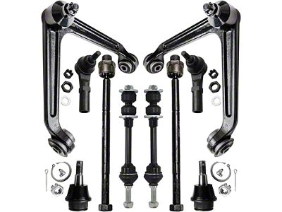 Front Upper Control Arms with Lower Ball Joints, Sway Bar Links and Tie Rods (02-05 2WD RAM 1500)