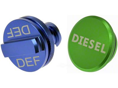 Capless Diesel Fuel Cap and DEF Cap (18-24 3.0L EcoDiesel RAM 1500)