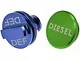 Capless Diesel Fuel Cap and DEF Cap (18-24 3.0L EcoDiesel RAM 1500)