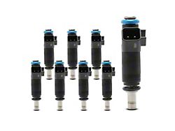 Fuel Injector Kit; Set of 8; Black (08-13 4.7L RAM 1500)