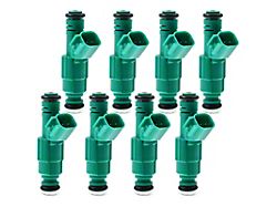 Fuel Injector Kit; Set of 8; Green (96-99 V8 RAM 1500)