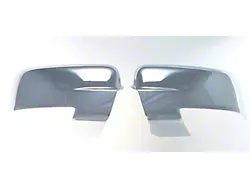 Full Mirror Covers with Turn Signal Openings; Chrome (13-18 RAM 1500)