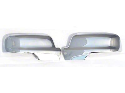 Full Mirror Covers with Turn Signal Openings; Chrome (19-24 RAM 1500)