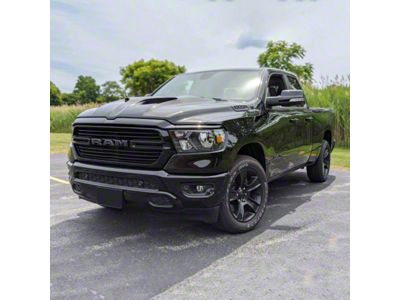 Functional Ram Air Hood; Billet Metallic (19-24 5.7L RAM 1500)