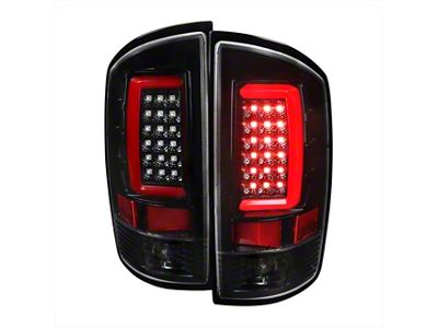 G2 LED Tail Lights; Jet Black Housing; Clear Lens (02-06 RAM 1500)