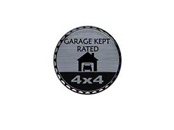 Garage Kept Rated Badge (Universal; Some Adaptation May Be Required)