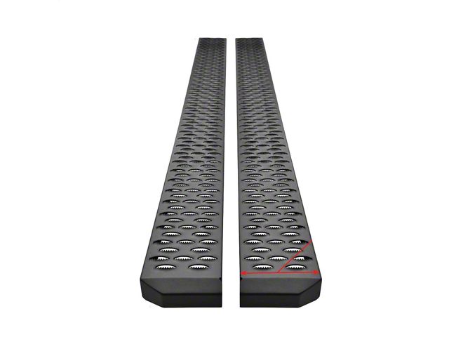 Westin Grate Steps Running Boards; Textured Black (09-18 RAM 1500 Crew Cab)