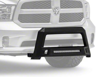 Revolution Bull Bar with LED Light Bar; Black (09-18 RAM 1500)