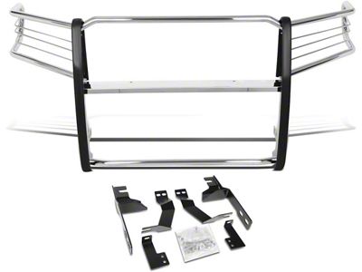 Grille Guard; Chrome (19-24 RAM 1500, Excluding Rebel & TRX)
