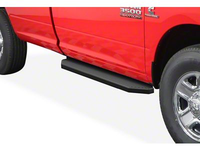 H-Style Running Boards; Black (09-18 RAM 1500 Regular Cab)