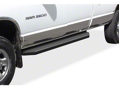 H-Style Running Boards; Black (02-08 RAM 1500 Quad Cab)